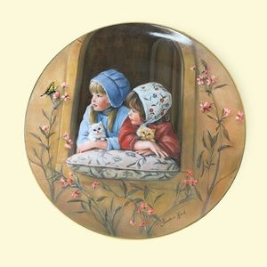 Vintage Sunday Best by Sandra Kuck Decorative Plate Limited Edition
